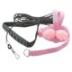 thumbnail image 5 of Arnés y correa para pájaros, cuerda de entrenamiento antimordida voladora ajustable para loros gris affricano - Rosa 7mm Colco Cuerda de correa de arnés para pájaros pequeños, 5 of 8