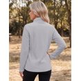 thumbnail image 6 of Zeagoo Fleece Jacket for Women Long Sleeve Lightweight Full Zip Up Coat with Pockets Fall Outwear, 6 of 6