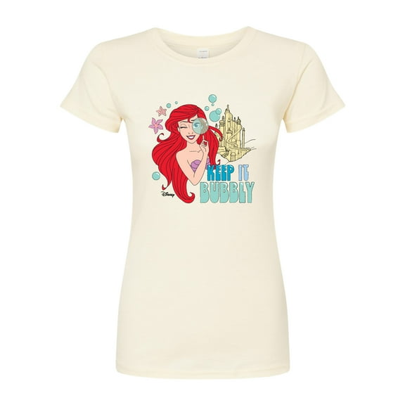 Disney Princess - Keep It Bubbly - Juniors Fitted Graphic T-Shirt