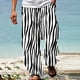 thumbnail image 1 of Pantalones largos de verano para hombre, informales, a la moda, con estampado 3D, cintura elástica, rectos, 1 of 5