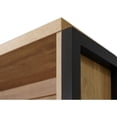 thumbnail image 5 of Modern Wood  Laminate Bookcase With Doors Fully Assembled Light Brown, 5 of 9