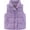 C, variant on Children's Corduroy Winter Down Vest Boys Girls Outdoor Quilted Vest Windproof Thick Puffer Vest Stand-Up Collar - 1-8 Years