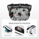 thumbnail image 5 of Fotbe Spiders Cangurera Cuadrada con Estampado de Doble Capa, Bolsa de Cintura Ajustable Mini para Hombres y Mujeres, 5 of 9