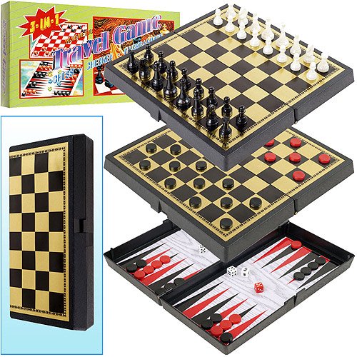 3in1 Travel Game Set