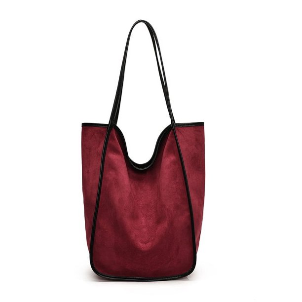 Bolso mano hombro Likrtyny Holgado Cuero PU para mujer