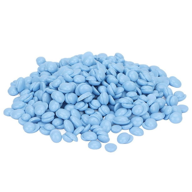 Hair Removal Wax Bead Natural Mild Hard Wax Bean for Face Bikini Legs Underarm 3.5oz Macaron Blue