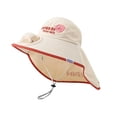 thumbnail image 5 of CHUMUD Kids Solar & USB Powered Fan Sun Hat, Cartoon Dinosaur Wide Brim UPF 50+ Cooling Neck Flap Hat with Charging Cable, Breathable Mesh Outdoor Hat for Boys Girls 3-10 Y, 5 of 8