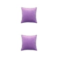 thumbnail image 3 of Billuyoard Funda para cojín de asiento, color sólido, suave, agradable al tacto, resistente, lavable, reutilizable, con cremallera, funda de Púrpura 40x40cm 2Conjunto, 3 of 6