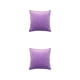 thumbnail image 1 of Inteprter Funda de cojín de asiento Funda de almohada de color sólido Púrpura Púrpura 40x40cm 2piezas, 1 of 6