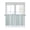 Turquoise, variant on Half Window Curtains 24 Inches Long, Aqua Gray Stripes Window Treatment Curtain Drapes, Minimalist Gradient Lines Aesthetic Short Curtains Tiers for Kitchen Over Sink, 27.5"x24", 2 Panels