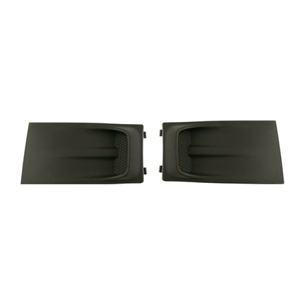 DAMAIJOY Set of 2 Fog Light Covers Driver Passenger Side for Ford for Focus SES 2008-2009 & S/SE 2008-2011 & SEL 2009-2011 Left Right Pair Textured Black FO1039106 14491838