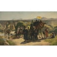 thumbnail image 2 of Edwin Lord Weeks 24x16 Gold Ornate Framed and Double Matted Museum Art Print Titled - A Pilgrimage to the Jordan (At the Greek Easter), 2 of 4