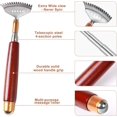 thumbnail image 2 of Back Grabber, Best Back Grabber for Women Men with Massage Beads, Solid Wood Handle 304 Stainless Steel Claws, 2 of 5