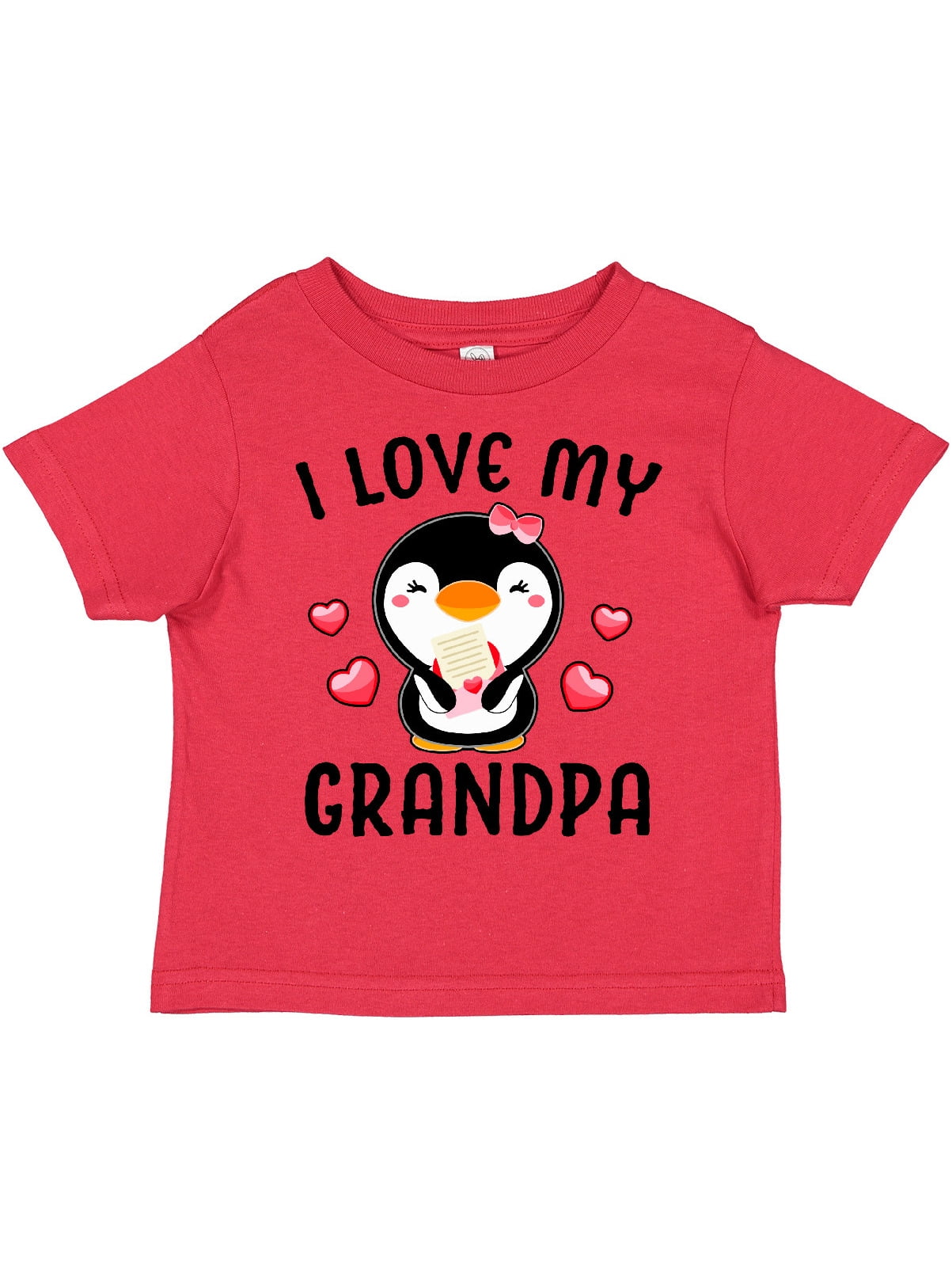 inktastic I Love My Abuelo with Cute Penguin and Toddler Long Sleeve T-Shirt 