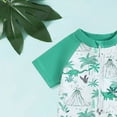 thumbnail image 6 of NOLDARES Baby Swimsuit Boys Toddler Bathing Suit Rash Guard Infant Two Piece Swimwear Sunsuits(Green,18-24 Months), 6 of 6