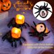 thumbnail image 4 of Luz de vela LED parpadeante para decoraciones de Halloween, luz de té de Halloween, vela de araña negra, luces de batería sin llama, 4 of 4