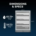 thumbnail image 2 of Newair Opti-Temp 1500 Count Cigar Humidor, 1,500 Cigars, 2 of 14