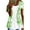 Green, variant on DailyTrove Women's Floral Print Open Front Cardigan - Short Sleeve Lightweight Sweater, Boho for Layering & Beach