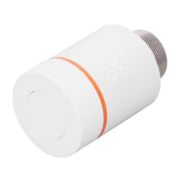 Thermostat Radiator Valve, Programmable Quiet Motor Knob Button Control Smart Radiator Thermostat Valve with LED Display Screen for Home
