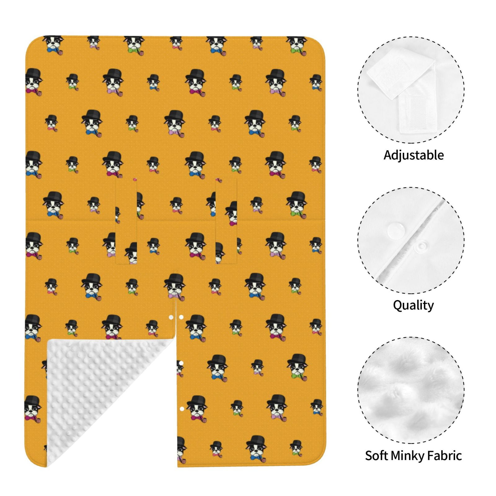 Naloa Cute Dog Baby Car Seat Cover, Breathable Baby Carrier Cover, Multiuse Baby Carrier Cover & Nursing Breastfeeding Cover