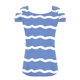 thumbnail image 5 of Camisas de Manga Corta para las Mujeres, Cuello en V Plegable de Impresión Del Hombro Top Casual Hecho de Poliéster Cómodo para el Verano, Tops de Bikini para las Mujeres, 5 of 9
