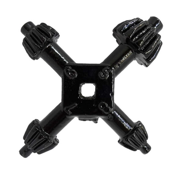 QUIX 4 Way Drill Chuck | Solid Metal | Sizes: 1/4", 3/8", 1/2", & 5/8" (6 mm, 10 mm, 13 mm, & 16 mm) | Suitable for Most Drills | Essential for Varied Drilling Tasks