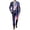 Purple@GC@, variant on CONZONE Mens 2 Peice Suit Set Casual Dress Suit for Men Galaxy Graphic Long Sleeve Blazer Pants Elegant Slim Fit Party Wedding Business Set