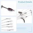 thumbnail image 5 of BESTSKY 5Pcs Fishing Rig 5 Arms 4 Blades 21.5cm Float Rig Umbrella Fishing Lures, 5 of 6