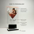 thumbnail image 4 of Custom Personalized Photo Picture LED 16 Colors Light Up Lamp Stand Anniversary Wedding Couple Christmas Family Home Décor Gift For Her Him, 4 of 9