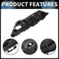 thumbnail image 5 of Unique Bargains Bumper Support Bracket Right Front Bumper Retainer Bracket Hold Mount No.525350R030 for Toyota RAV4, 5 of 6