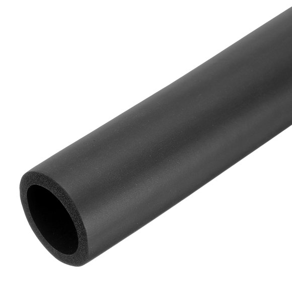 Uxcell Pipe Insulation Tube Foam, 1-3/16" ID x 3/16" Thick x 1.64ft Foam Pipe Cover Non-Slip Hollow Foam Tubing Guitar Air Conditioner Stand Fitness Equipment Handles, Black