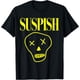 thumbnail image 1 of Suspish Skull Design Funny Cartoon Spooky True Crime Camiseta, 1 of 2