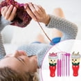thumbnail image 4 of YISITIAN 2-Pack Knitting Spool Set, Handheld Weaving Loom Tool for Beginners, Create Cords for Scarves Headbands Hats DIY Crafts, Easy-to-Use Educational Kit AZ1014-1805, 4 of 6