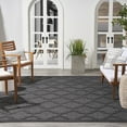 thumbnail image 2 of Nourison Easy Care Indoor/Outdoor Charcoal Black 12' x 15' Area Rug (12x15), 2 of 12