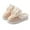 Beige, variant on Slippers for Women Wide Memory Foam Soft Warm Shoes Fuzzy Indoor And Outdoor Cozy Thick Home Slippers
