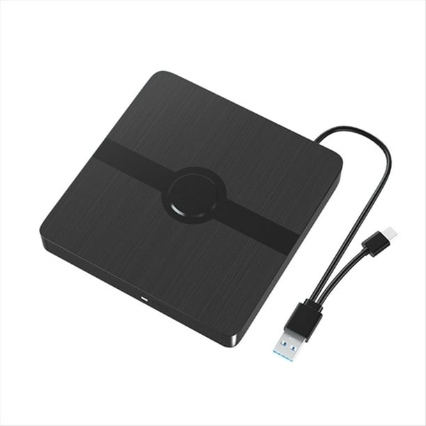 Unidad de DVD Externa USB 3.0 Unidades Ópticas Portátiles Lector de Reproductor de CD DVD para Computadora Portátil