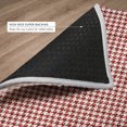 thumbnail image 6 of Addison Rugs Dream Shag Premium Machine Washable Transitional Houndstooth Red Rectangle Rug, 8' x 10', 6 of 8