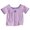 Purple, variant on Unisex Toddler Short Sleeve Tops Cute Hundred Ice Silk Neckline T-Shirt Toddler Kids Spring Summer Casual Loose Fit Pullover Tops Red 5 Years
