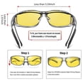 thumbnail image 3 of Gafas de conducción con visión nocturna URUMQI Fit Over, 3 of 7