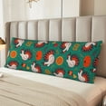 thumbnail image 2 of Fotbe Cartoon Turkey Pillow Cover - Super Soft Microfiber 20x54 Body Pillow Case - Envelope Closure, Wrinkle, Stain Resistant Body Pillow Cover,Elegant Bedding, 2 of 7