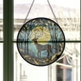 thumbnail image 3 of Boho Mystic Deer Stained Glass Suncatcher Stained Glass Window Hangings Birthday Gift for Mom Grandma Teacher Women Friend Memorial Hook, Stained Glass Ornament 2025, Holiday, 3 of 6