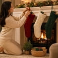 thumbnail image 4 of Miwamany Christmas Stockings Set of 3, Large Cable Knit Gift Socks for Xmas Fireplace Hanging, Holiday Decor Stocking for Family, Christmas Decorations Indoor, 4 of 7