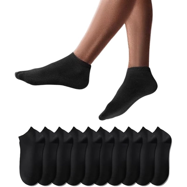 Calcetines para hombre y mujer, 10 pares, calcetines cortos, medias y medias, unisex