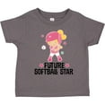 thumbnail image 3 of Inktastic Future Softball Star Girl Girls Toddler T-Shirt, 3 of 5