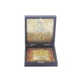 thumbnail image 5 of GoldGiftIdeas 24K Gold Plated Square Radhe Krishna Photo Frame with Charan Paduka, Bansari Krishna Frame for Return Gift, Housewarming Gift ( Pack of 20), 5 of 5