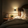 thumbnail image 2 of YANSUN 2-Pack Plug-in LED Night Light, Dimmable 3000K Warm White Cylinder Wall Sconce with Slide Switch, Space-Saving Design for Bedroom, Hallway, 2 of 9