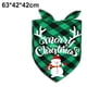 thumbnail image 2 of Toallita navideña a cuadros para mascotas, toalla para la baba de perro, babero, decoraciones para fiestas navideñas para mascotas, 2 of 5