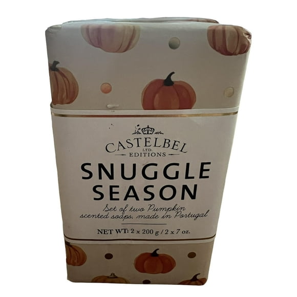 Castelbel Pumpkin Soap Bar Set 2 x 7 Oz