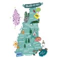 thumbnail image 1 of Allport Editions Hello : New Hampshire Kitchen Towel - 100% Cotton Kitchen Dish Towel, 1 of 3