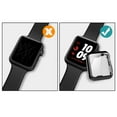 thumbnail image 5 of Allytechgroup 2 Pack for iWatch Series 10 42mm Screen Protector Case, Ultra-Thin Soft TPU Protective Face Cover for iWatch Series 10 42mm, Black, 5 of 7